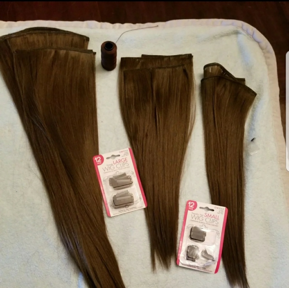 Medium brown hair extensions diy kit